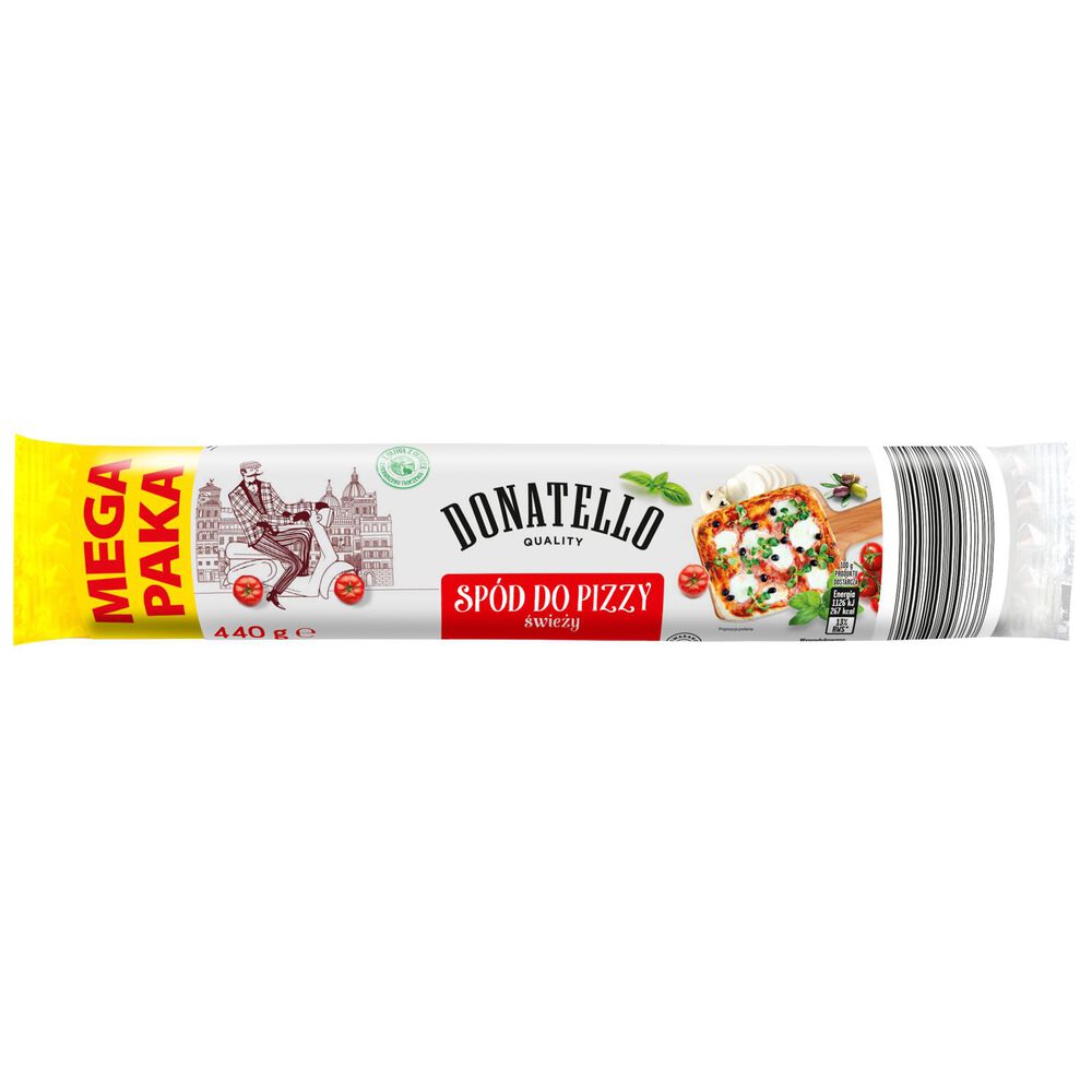 Donatello Spód do pizzy klasyczny 440 g. /szt.